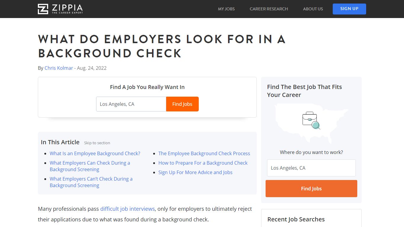What Do Employers Look For In A Background Check – Zippia